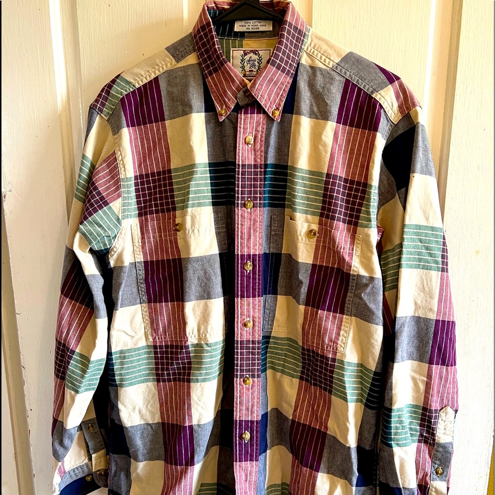 Vintage Sears Roebuck & Co. Casual Button Down, Medium Size, All Buttons Present